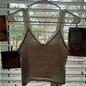 Lace tank top